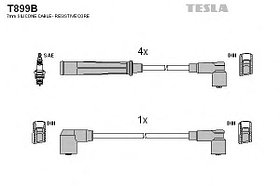 Высоковольтные провода TESLA MAZDA 626 1.8/2.0/2.2 86-97 центральный под 90 градусов