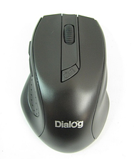 Беспроводная оптическая мышь Dialog MROP-02U Black, 6 кнопок, 800-1600dpi