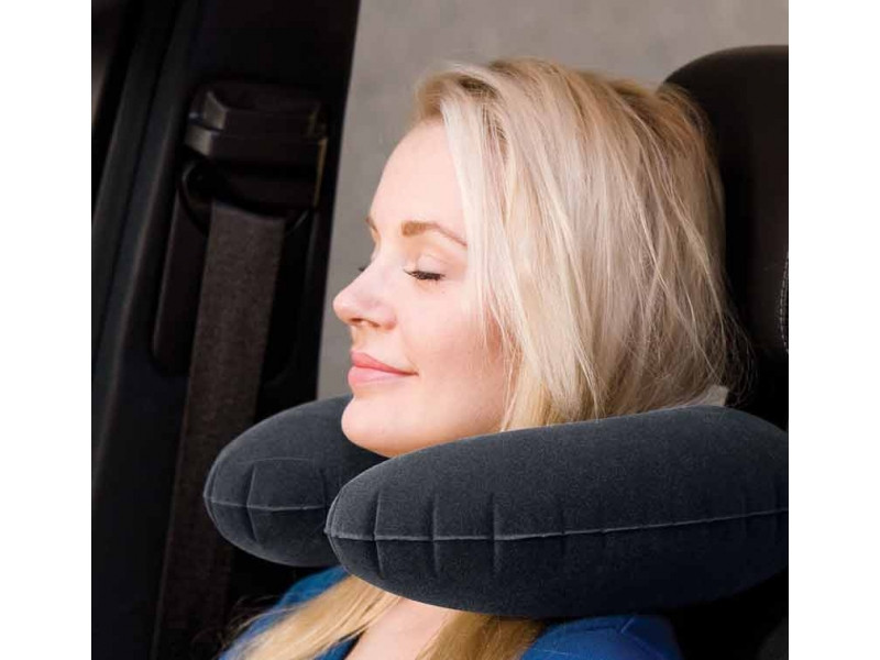 Надувная подушка-подголовник Intex Travel Pillow 68675 для шеи - фото 3 - id-p58698783