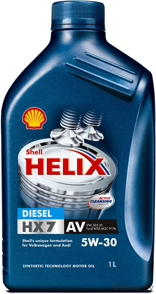 Моторное масло SHELL 7007515 Helix Professional - HX7 AV 5W-30 1л Diesel - фото 1 - id-p55411007