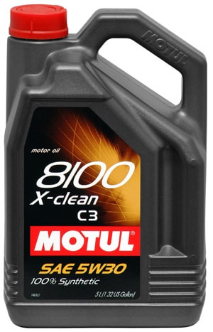 Моторное масло MOTUL 102020 8100 X-CLEAN C3 5W-30 5л - фото 1 - id-p55411181
