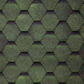 Гибкая черепица Shinglas ФИНСКАЯ - Зеленый