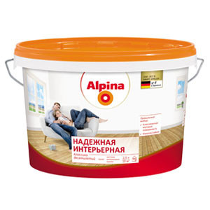 Краска Alpina Надежная Интерьерная белая (альпина)
