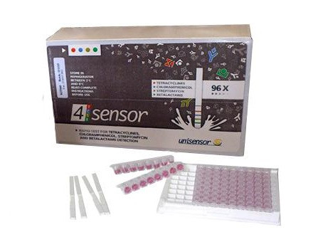 Тест на антибиотики в молоке "4sensor" ("Форсенсор") комплект 96 шт. - фото 1 - id-p58714565