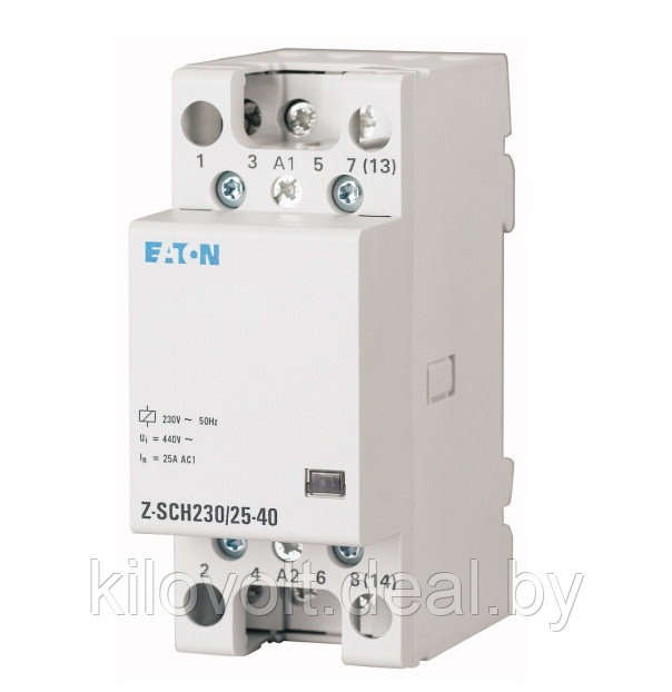 Контактор модульный ESB20-02N-06, 20A, 2NC, 230VAC/DC, 1M1SBE121111R0602. ABB. - фото 3 - id-p58747878