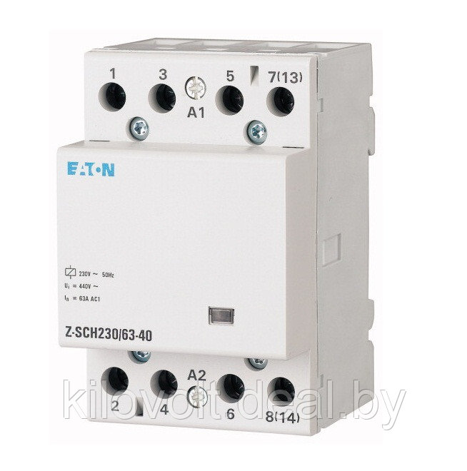Контактор модульный Z-R23/SS, 20А, 2н.о., 24VDC, с кнопкой, 1P.Eaton. - фото 2 - id-p58742223
