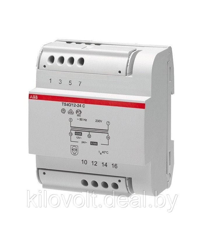 Розетка на DIN рейку M1175 2P+E 16A, 250VAC, нем. стдандарт, 2,5M ABB. - фото 2 - id-p58751791