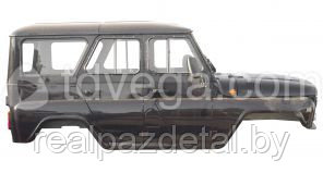 Кузов УАЗ-469 (ЛЕГКОВОЙ, крыша, жесткие сиденья) под карбюратор 3151-40-5000008-85