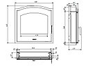 Дверка для печи и камина со стеклом ДП-14 (Мета-Бел) в Гомеле, фото 5