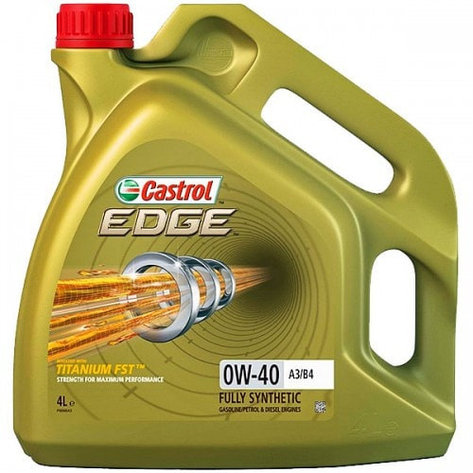 Моторное масло CASTROL 156E8C EDGE Titanium FST 0W-40 A3/B4 4л, фото 2