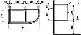 ТУМБА ПОД УМЫВАЛЬНИК LAUFEN PALACE 1200X380X460, фото 6