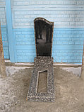 Памятник из гранитно-мраморной крошки Комплект С-18, фото 2