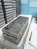 Плита надгробная (сплошная с гранитными вставками) из гранитно-мраморной крошки, фото 2