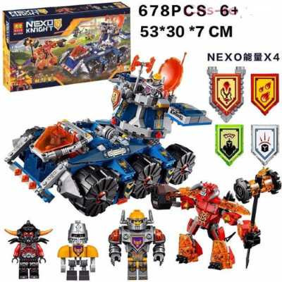 Конструктор Bela Nexo Knights "Башенный тягач Акселя" 10520 (аналог Lego Nexo Knights 70322) 678 дет.