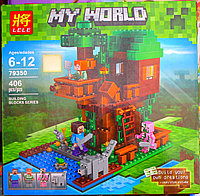 Конструктор Lele Minecraft 79350 "Домик у реки", 406 деталей