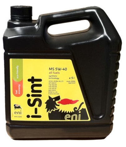 Моторное масло ENI I-SINT MS 5W-40 5л, фото 2