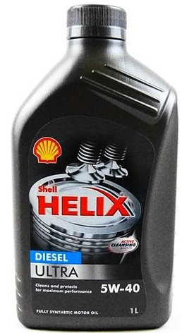 Моторное масло SHELL 550040552 Helix Diesel Ultra 5W-40 1л, фото 2