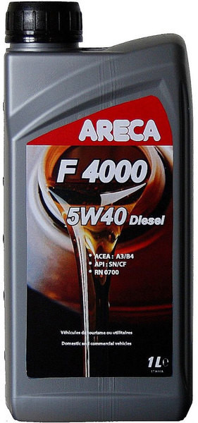 Моторное масло ARECA 11411 F4000 DIESEL 5W-40 1л