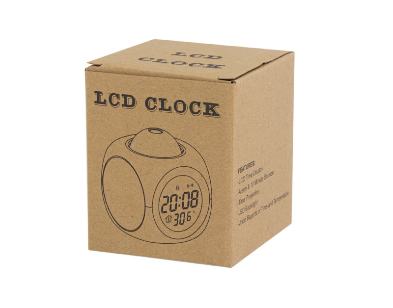 Часы с вращающимся проектором времени SiPL Black - фото 2 - id-p58880776