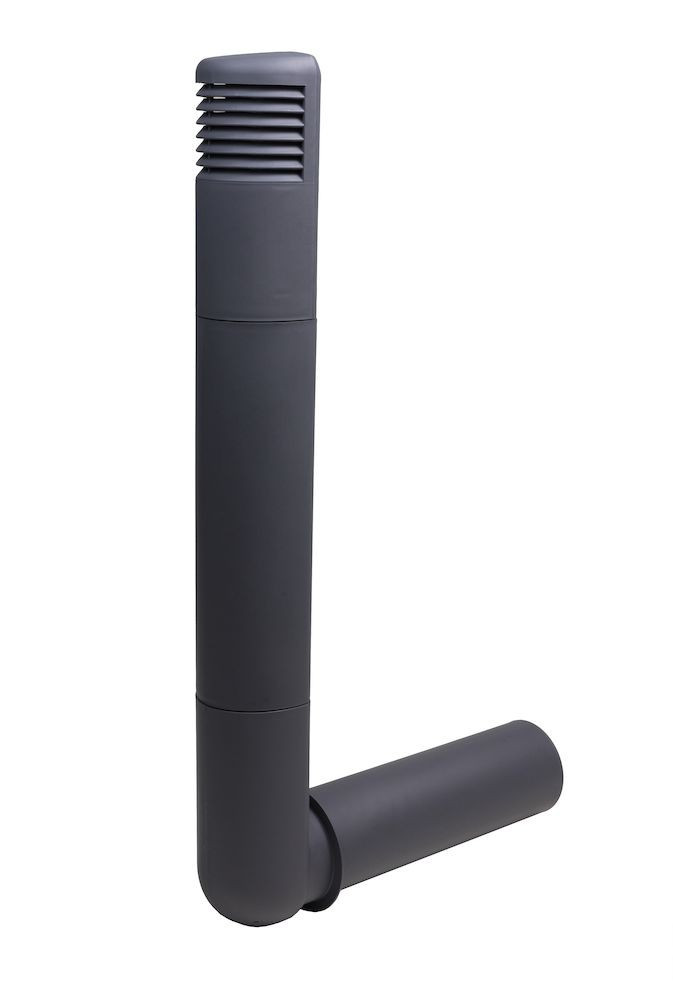 Дефлектор цокольный Ross Vilpe 125 мм (беж, малярно-белый)