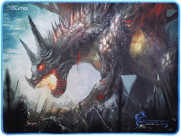 Игровой коврик для мыши QUMO Dragon War Daemon Hunt 360x270x3 мм - фото 1 - id-p58889455