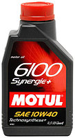 Моторное масло MOTUL 108646 6100 Synergie+ 10W-40 1л (замена 102781)