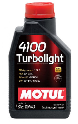 Моторное масло MOTUL 102774 4100 TURBOLIGHT 10W-40 1л (Замена 108644), фото 2