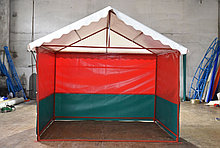 Торговая палатка размер 2х3 метра крыша двухскатная 