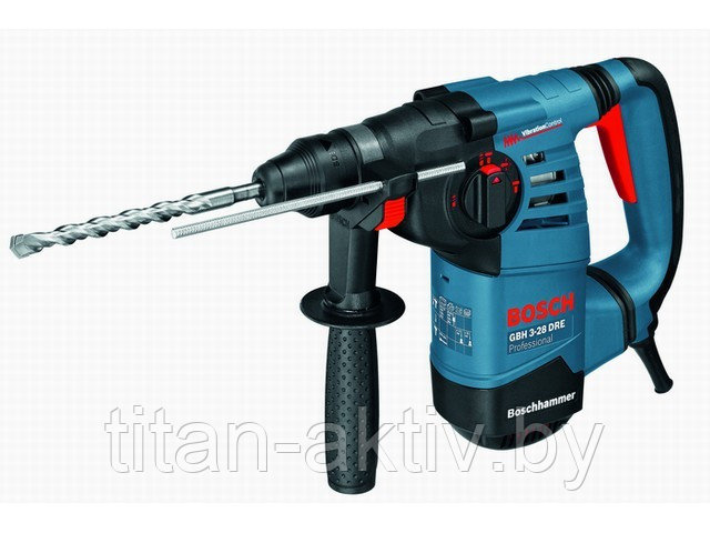 Перфоратор BOSCH GBH 3-28 DRE в чем. (800 Вт, 3.1 Дж, 3 реж., патрон SDS-plus, вес 3.5 кг)