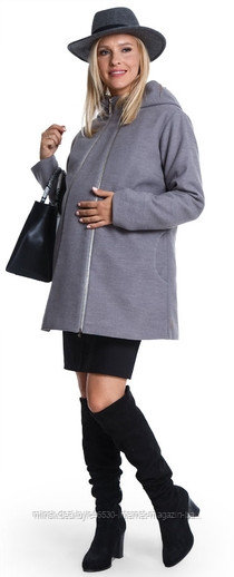 Пальто для беременной девушки Casmiro grey - фото 2 - id-p59014293