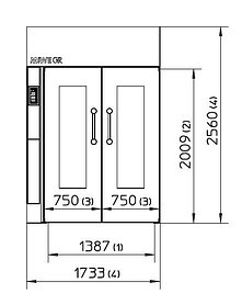 Шкаф Расстоечный Miwe Mgt 2 Двери/2 Тележки 600Х800