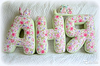 Буквы подушки, подушки-буквы, подушки в форме букв, декоративные подушки., фото 1
