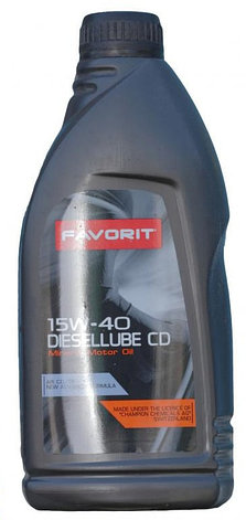 Моторное масло FAVORIT 97800 Diesel CD 15W-40 API CD/SF 1л, фото 2