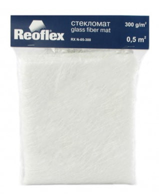 REOFLEX RX N-05/300 Стекломат 300 г/м² Glass Fiber Mat 0,5м² - фото 1 - id-p55410520