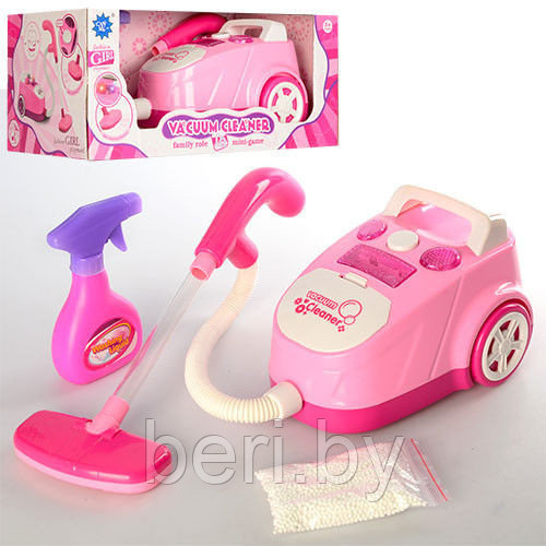 Пылесос детский с шариками для уборки, свет, звук, Vacuum Cleaner, H777-10