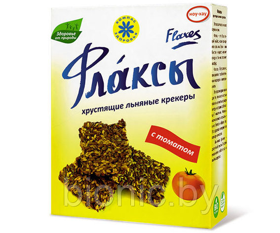 NEW Флаксы с томатом, Компас Здоровья, 90г 1/14, фото 2