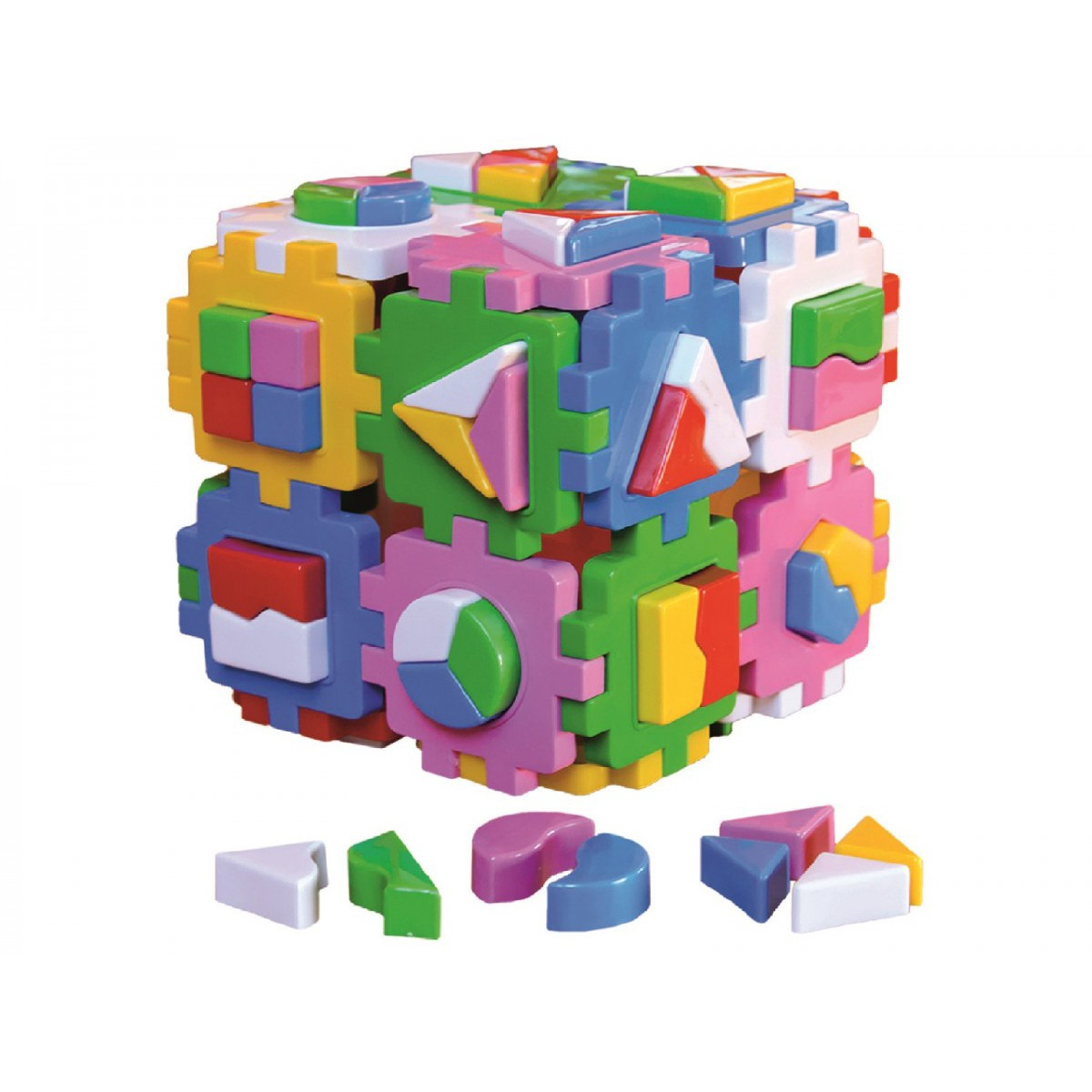 Игрушка куб "Умный малыш Суперлогика ТехноК" 92 элемента 2650 - фото 1 - id-p59088298