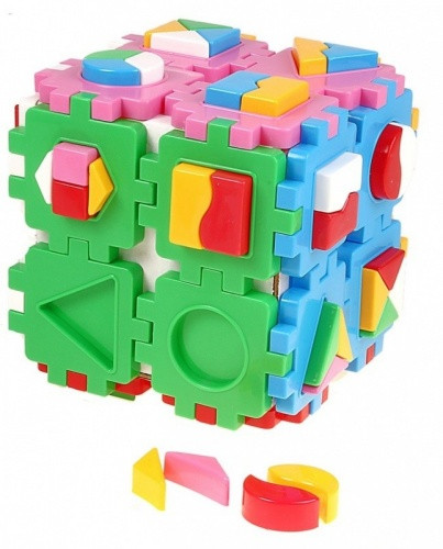 Игрушка куб "Умный малыш Суперлогика ТехноК" 92 элемента 2650 - фото 2 - id-p59088298