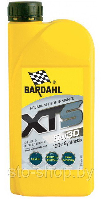 Масло моторное ПАО - 100% синтетическое BARDAHL XTS 5w30 1л: продажа .