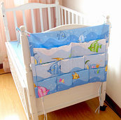Карманы на кроватку для новорожденного. карманы на детскую кроватку "babysleep" Органайзер на детскую кроватку
