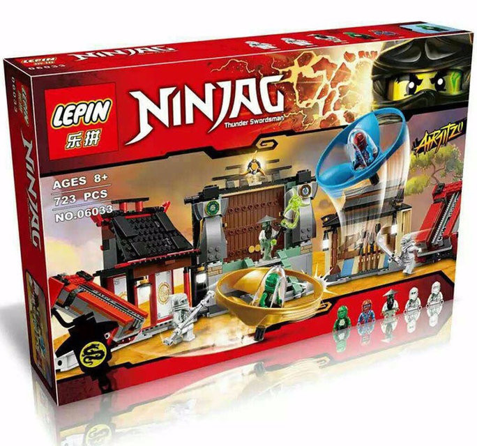 Конструктор Lepin 06033 Ninja (аналог Lego Ninjago 70590) "Боевая площадка для аэроджитцу" 723 дет