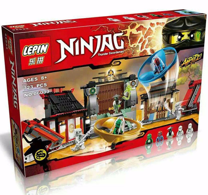 Конструктор Lepin 06033 Ninja (аналог Lego Ninjago 70590) "Боевая площадка для аэроджитцу" 723 дет - фото 1 - id-p59164452