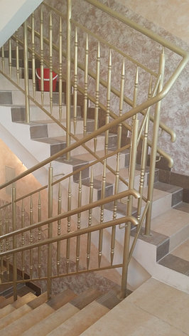 Комбинированные ограждения лестниц, фото 2