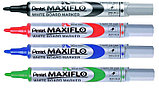 Набор маркеров д/д "Maxiflo" Pentel 4 шт., с щеткой, фото 4