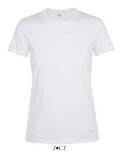 Женская футболка Regent белого цвета. Для нанесения логотипа