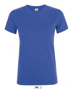 Женская футболка Regent синего цвета. Для нанесения логотипа
