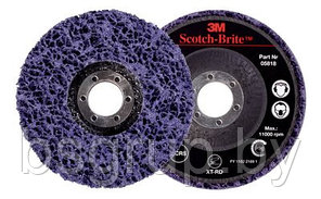 Круг зачистной 115 x 22, Scotch-Brite Clean & Strip Disc, purple XT-DB, 3М, США