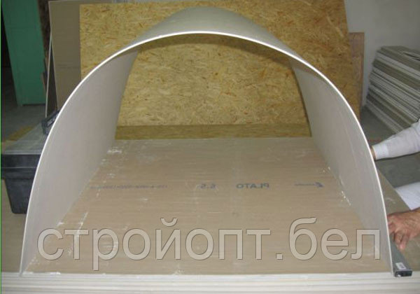 Гипсокартон арочный KNAUF, 2,5м * 1,2мм* 6,5мм - фото 4 - id-p59176245