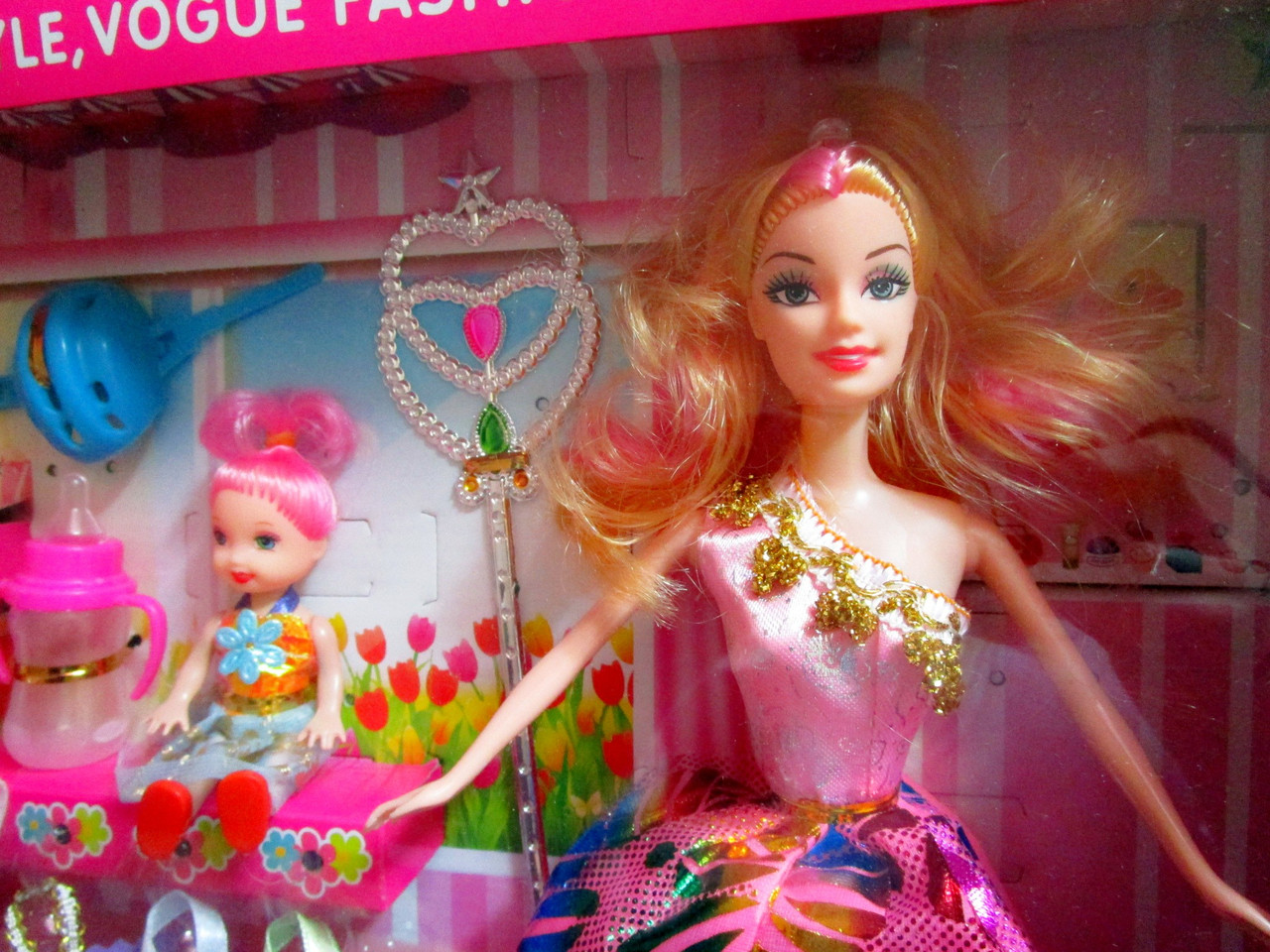 Набор "кукла барби с дочкой" с аксессуарами - фото 2 - id-p42930682