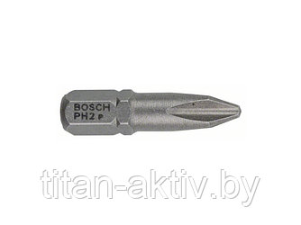 Насадка (бита) крестообразная PH2 25 мм BOSCH Extra Hart ( посадочн. шестигранник 1/4 "")